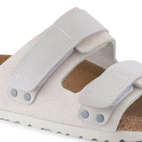 Uji Antique White Suede Leather