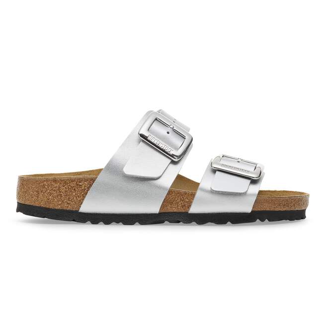 Sydney Cushion Buckle Silver Birko Flor