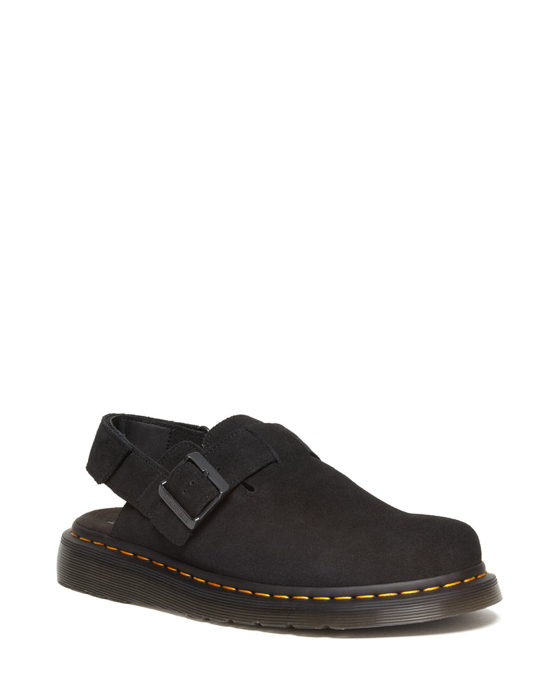 Jorge II Sling Back Black Suede