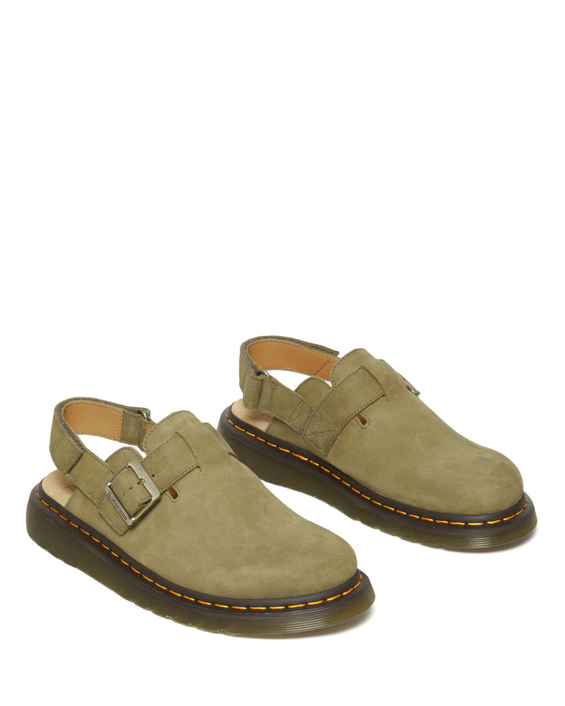 Jorge II Sling Back Olive Tumbled