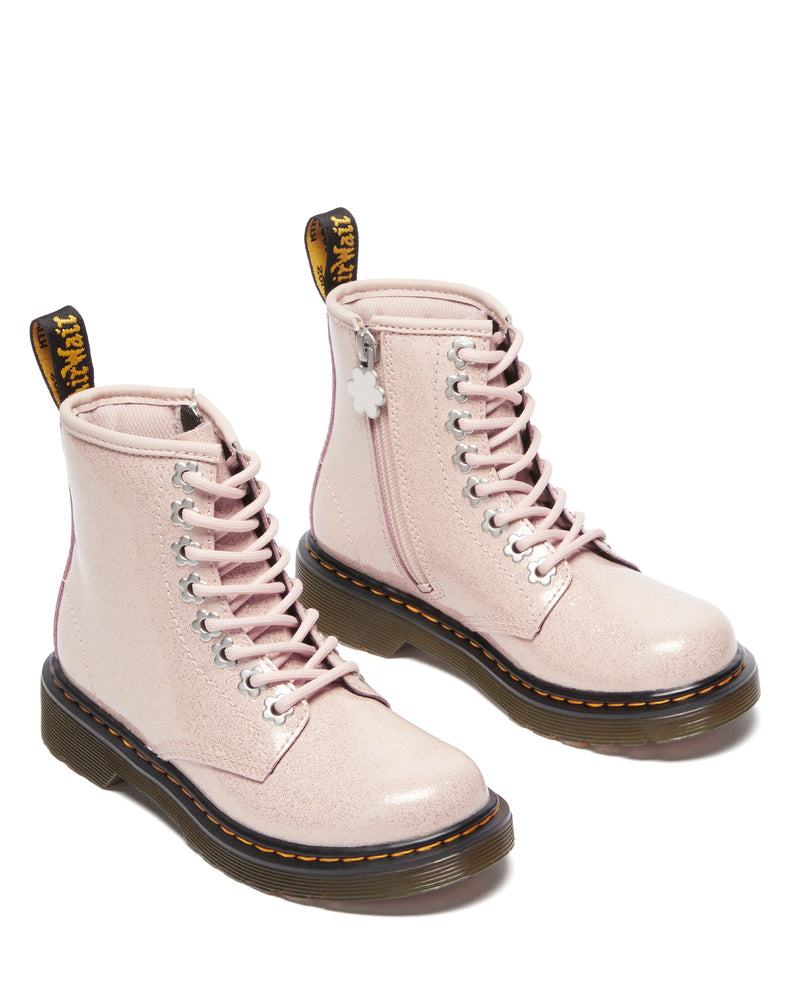 1460 Junior Glitter Powder Pink
