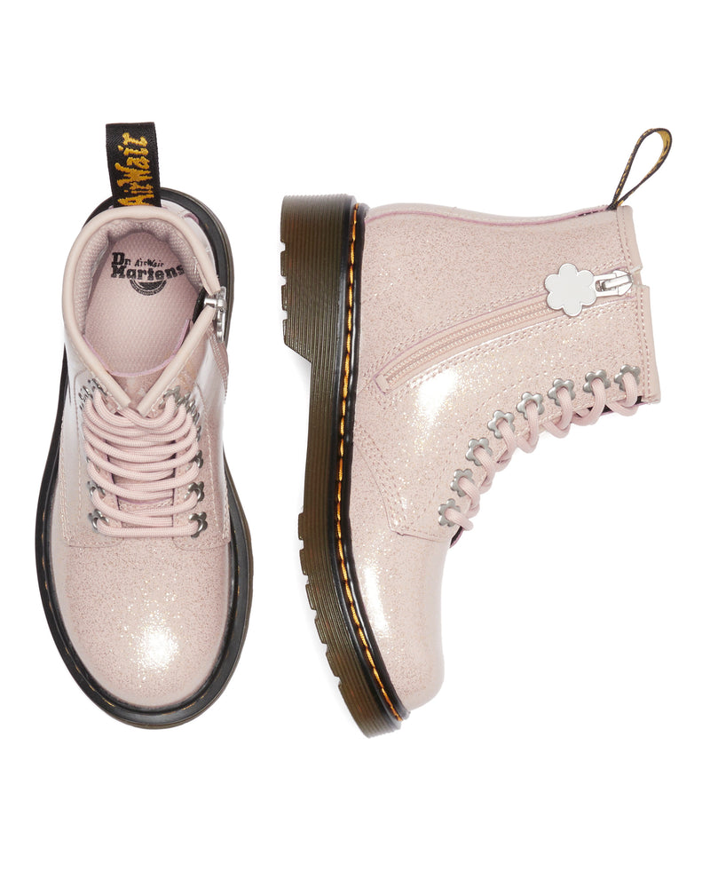 1460 Junior Glitter Powder Pink
