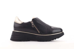 Heggie Black Patent Gold