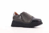 Heggie Black Patent Khaki