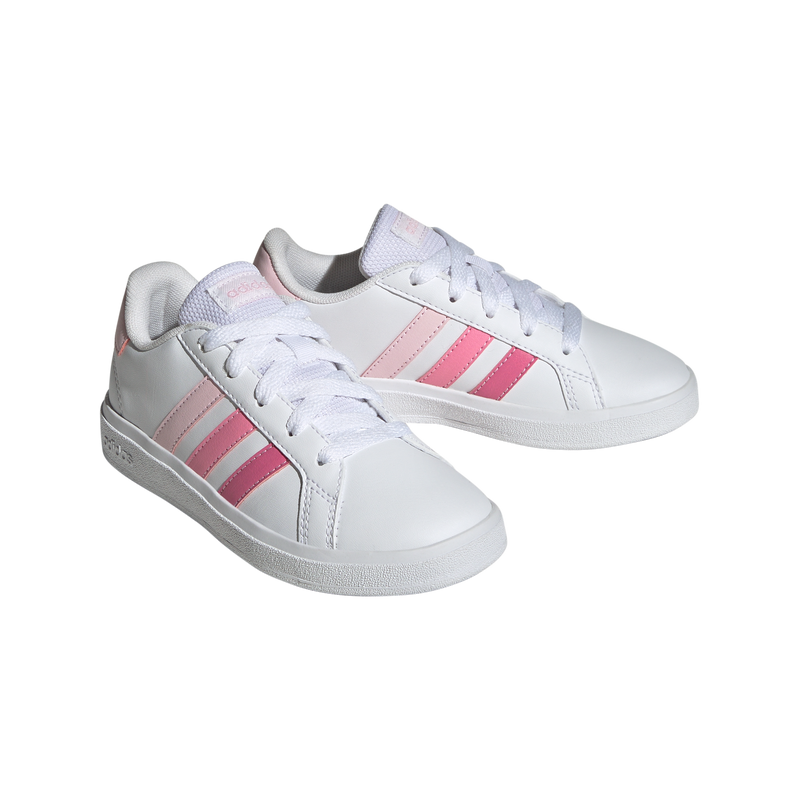 Adidas grand court k pink best sale