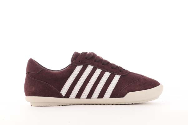 Jaddy Mocha White Suede