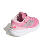 Pink Adidas shoe on a white background