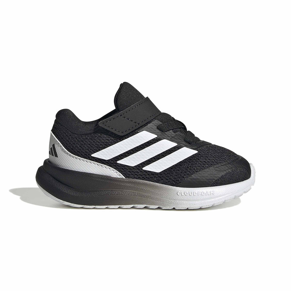 Black and white Adidas sneaker on a white background