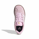 Pink Adidas sneaker on a white background
