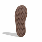 Close-up of an Adidas shoe sole on a light gray background