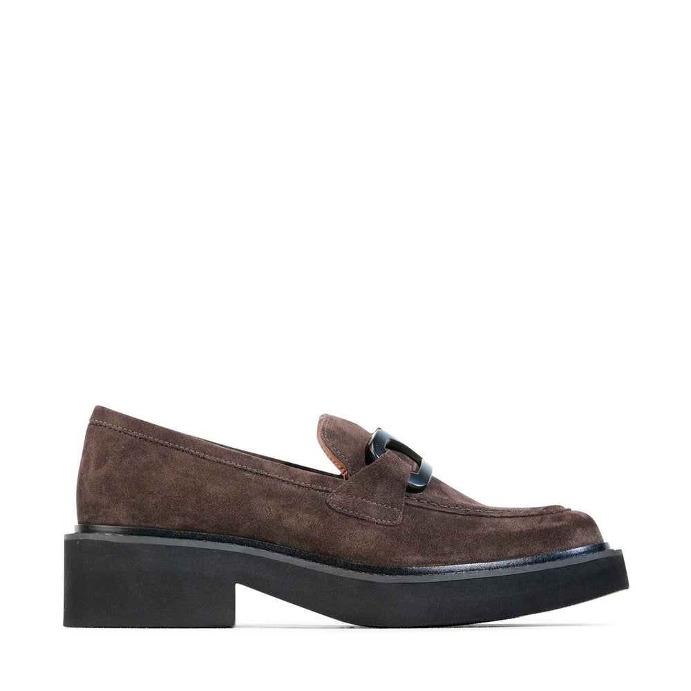 Leia Mahogany Suede