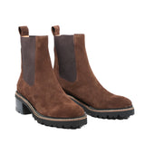 Linear Chestnut Suede