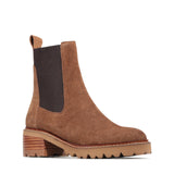Linear Pecan Suede