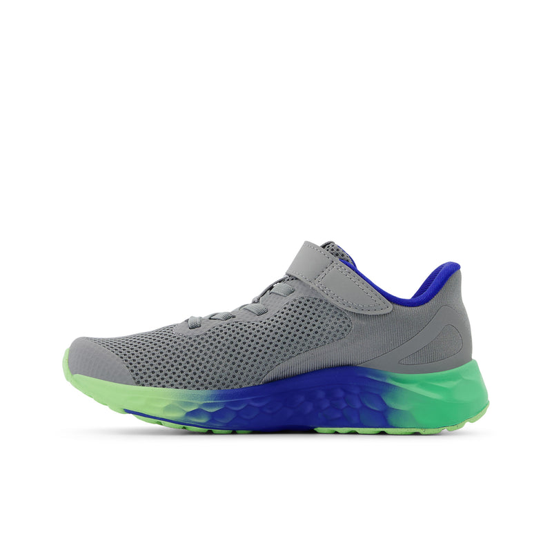 Arishi Bungee Lace V4 Slate Grey Blue Lime