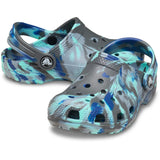 Crocs Classic Clog Kids Marbled Carbon Multi