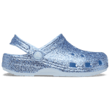 Crocs Classic Clog Toddler Chunky Glitter Blue Frost