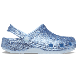Crocs Classic Clog Toddler Chunky Glitter Blue Frost
