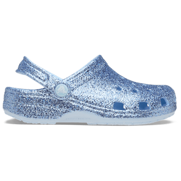Crocs Classic Clog Kids Chunky Glitter Blue Frost