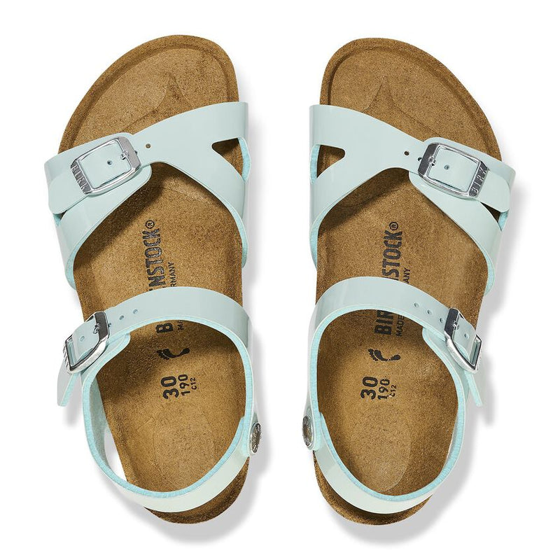 Rio Kids Patent Surf Green