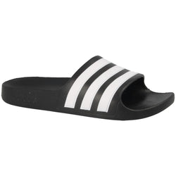 Adilette Aqua K Black White