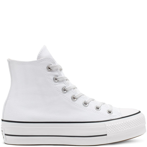 All Star Platform Hi White