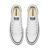 All Star Platform Lo White