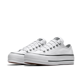All Star Platform Lo White