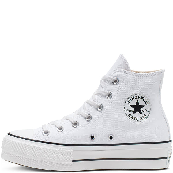 All Star Platform Hi White