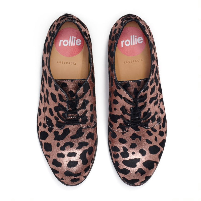 Derby Rose Gold Leopard Black