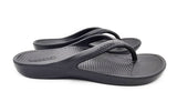 Rebound Orthotic Thongs Black