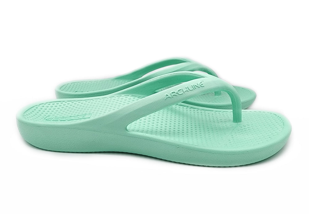 Rebound Orthotic Thongs Mint Green
