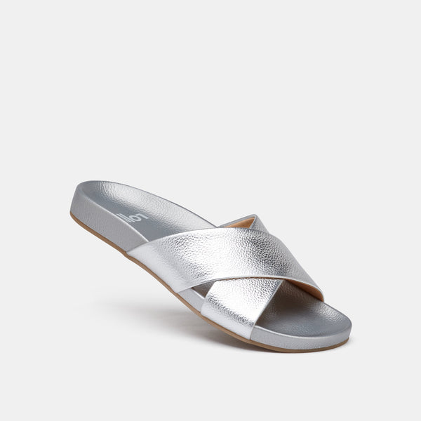 Tide Cross Slide Silver Tumble